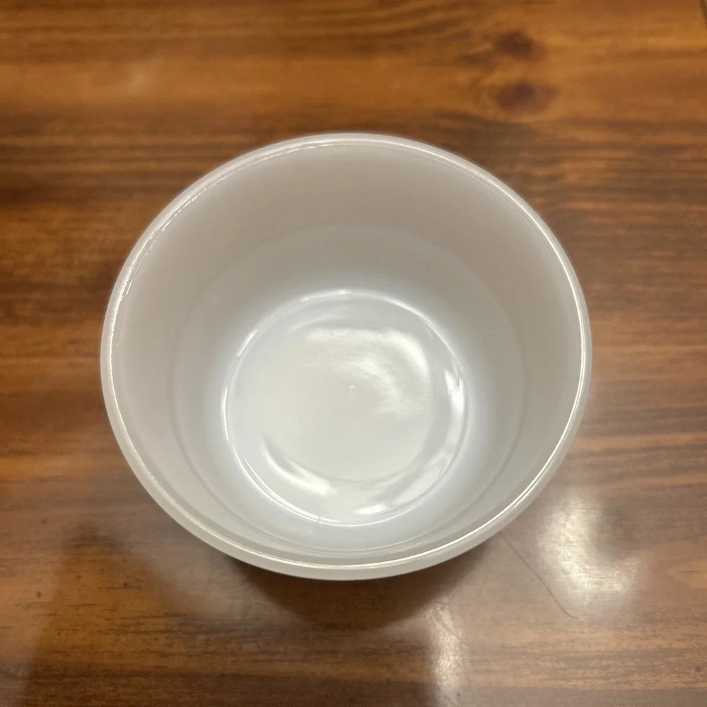 Vintage White GLASSBAKE 3 Inch Prep Cup‎ Bowl Dish